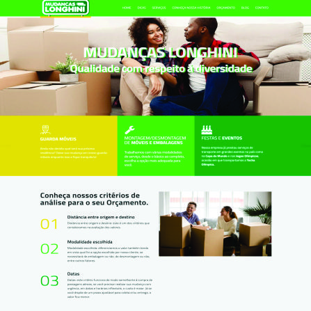 Agência Communicare Portfólio Mudanças Longhini